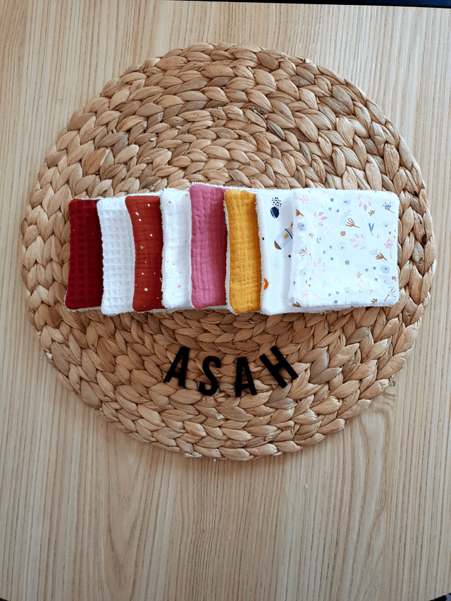 Lingettes lavables 